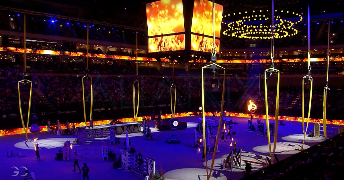 Prague Play Offs | Fire show in O2 Arena | Michal Caban