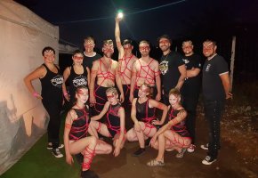 Feuer- und Trommelshow - Aliatrix schließt sich mit Groove Army zusammen