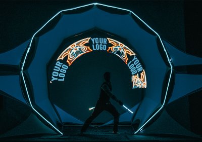 Video Mapping Tanz Solo