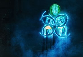 Moderne LED-Kostüm-Lichtshow