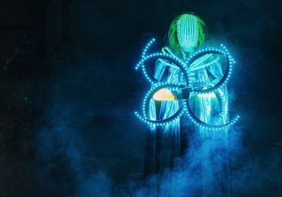 Moderne LED-Kostüm-Lichtshow