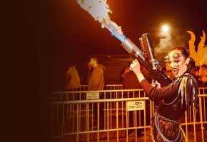 Handgeführte Flammenwerfer