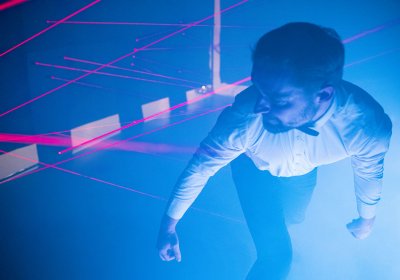 Mobiles Laser-Labyrinth