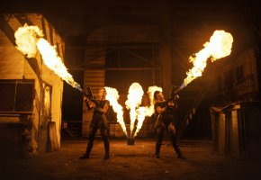 Maßgeschneiderte Feuershow